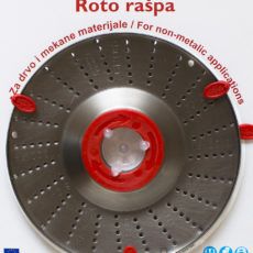 alat za kutnu brusilicu Roto rašpa promjer 115mm zubi veličine 2mm
