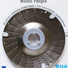 alat za kutnu brusilicu Roto rašpa promjer 115mm zubi veličine 2.5mm