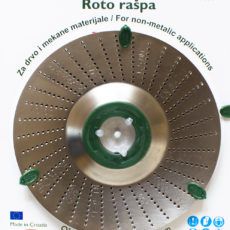 alat za kutnu brusilicu Roto rašpa promjer 125mm zubi veličine 1.5mm