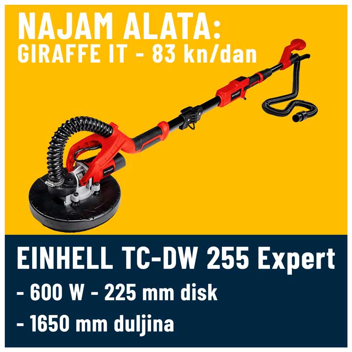 Najam-žirafe-za-zidove-Einhell-720 dnevni najam žirafe za zidove